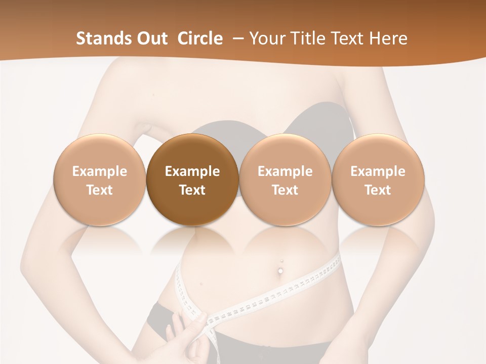 Nutrition Girl Fatness PowerPoint Template