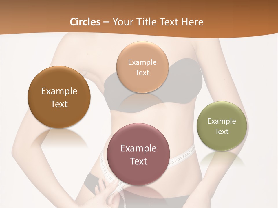 Nutrition Girl Fatness PowerPoint Template