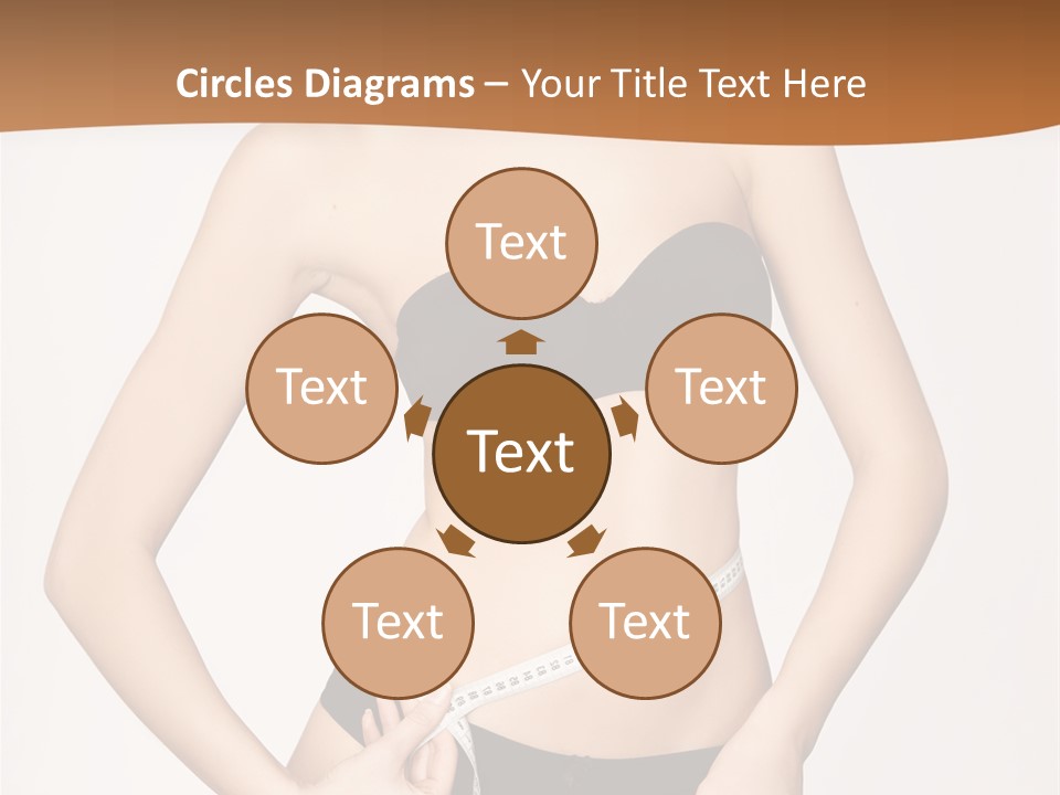 Nutrition Girl Fatness PowerPoint Template