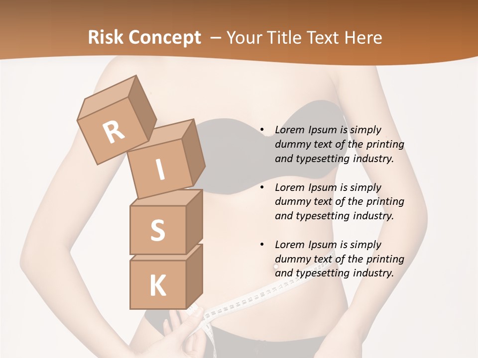 Nutrition Girl Fatness PowerPoint Template