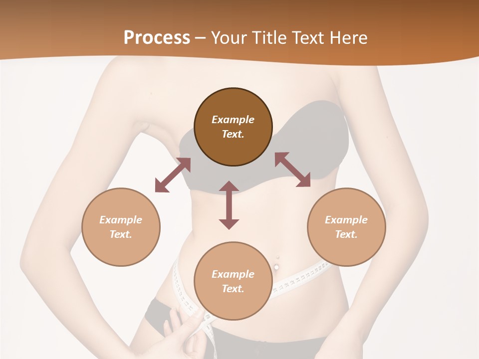 Nutrition Girl Fatness PowerPoint Template