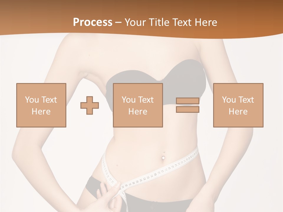 Nutrition Girl Fatness PowerPoint Template