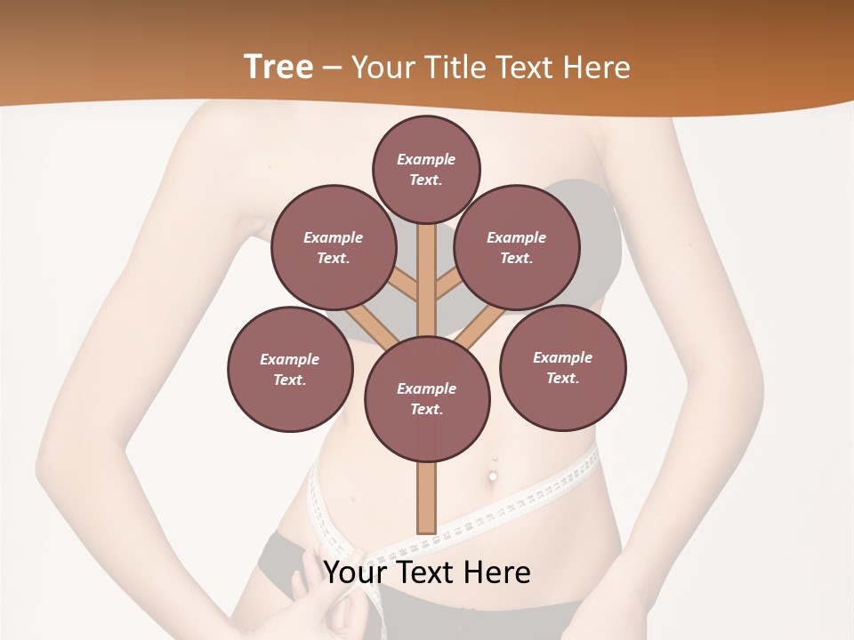 Nutrition Girl Fatness PowerPoint Template