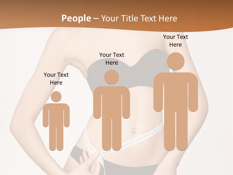 Nutrition Girl Fatness PowerPoint Template