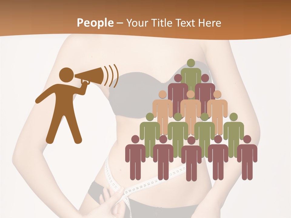 Nutrition Girl Fatness PowerPoint Template