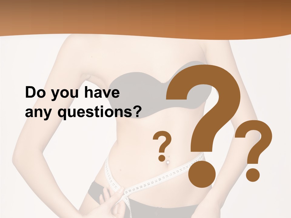 Nutrition Girl Fatness PowerPoint Template