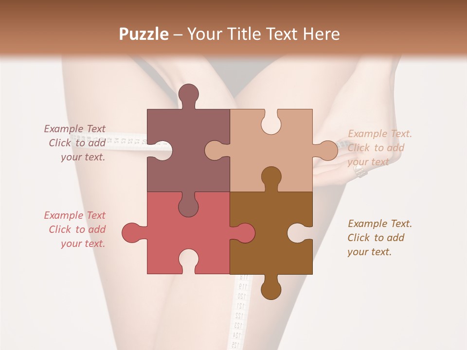Lifestyle Workout Woman PowerPoint Template