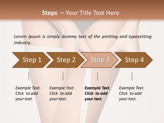 Lifestyle Workout Woman PowerPoint Template