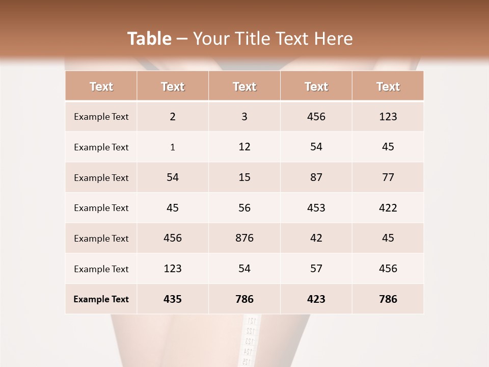 Lifestyle Workout Woman PowerPoint Template
