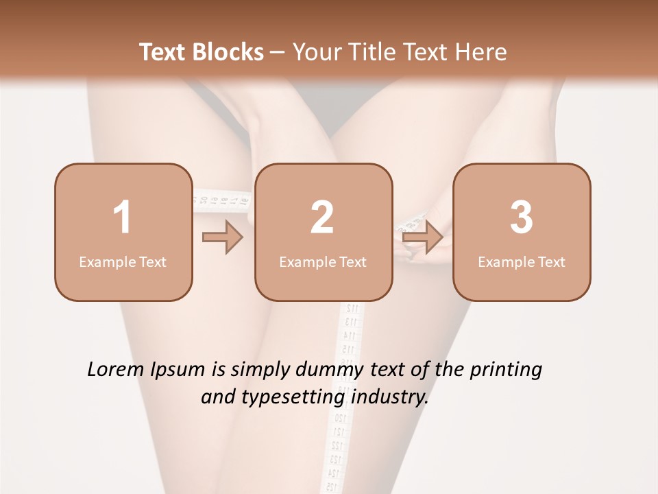 Lifestyle Workout Woman PowerPoint Template