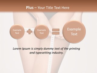 Lifestyle Workout Woman PowerPoint Template
