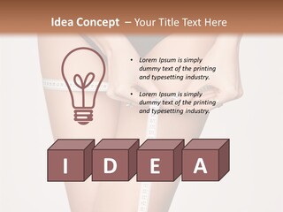 Lifestyle Workout Woman PowerPoint Template