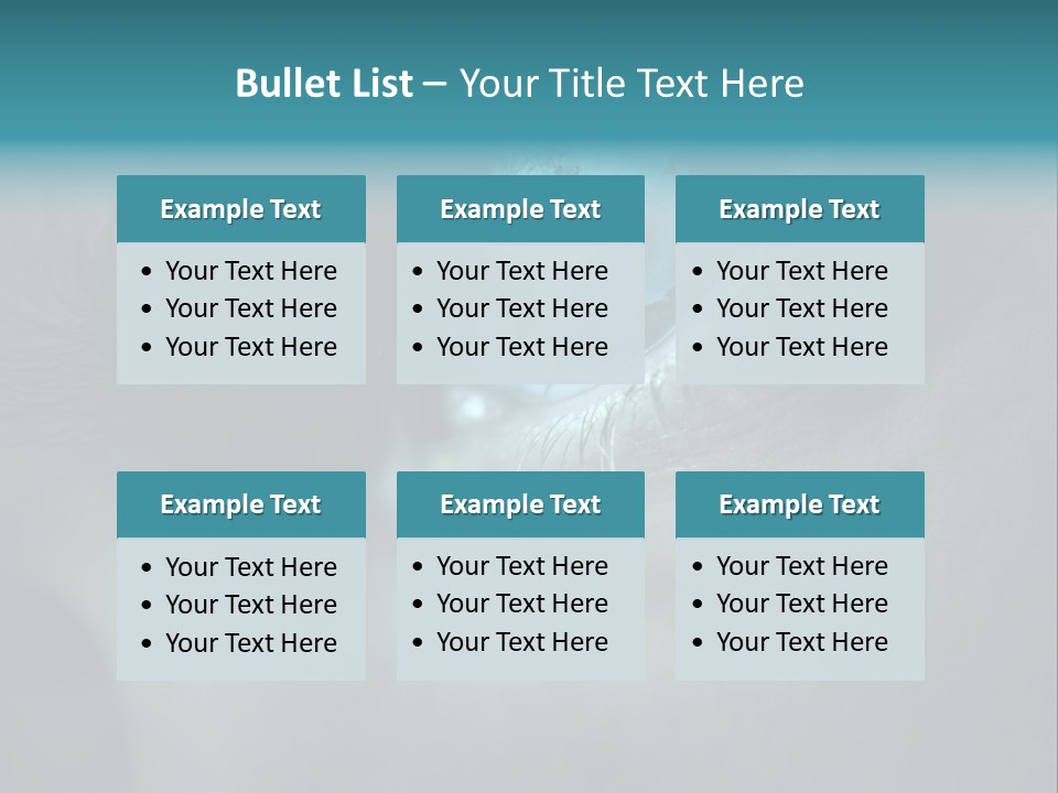 Naturschutz Cctv Pupille PowerPoint Template