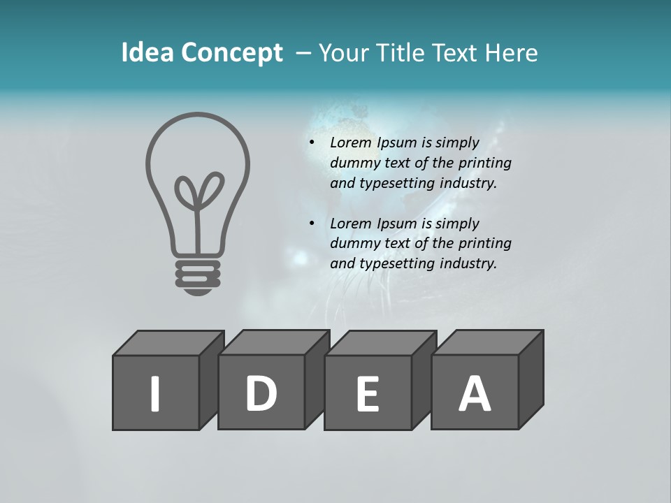 Naturschutz Cctv Pupille PowerPoint Template