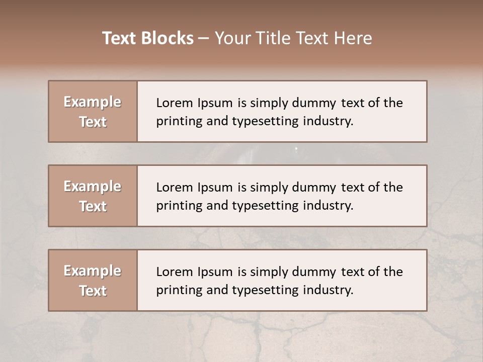 Steinalt Krank Jung PowerPoint Template