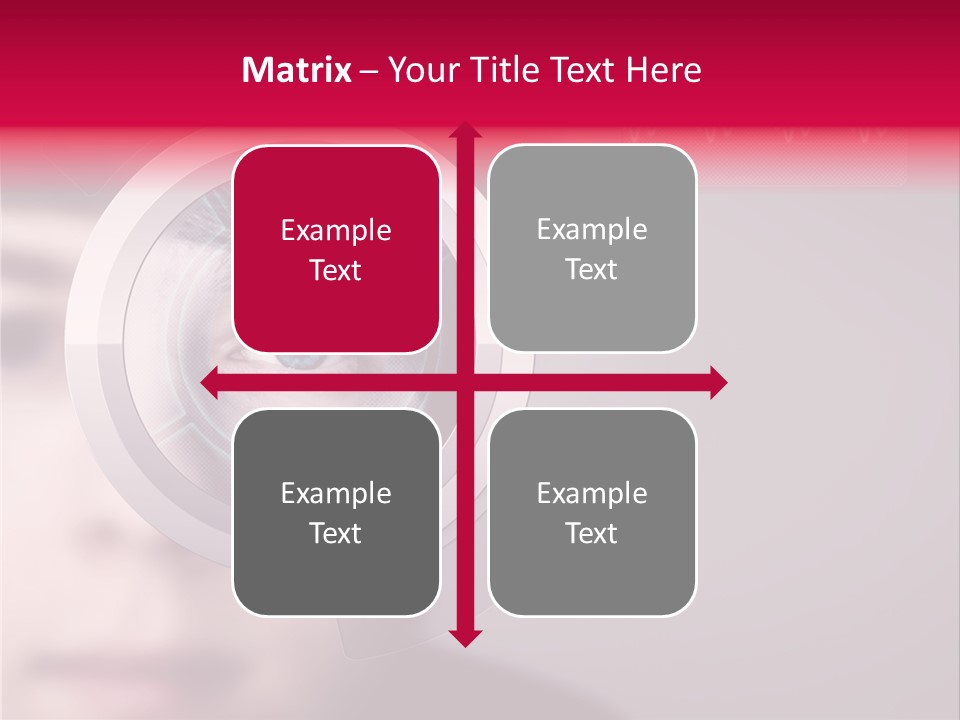 Optisch Identifikation Erkennungsmerkmal PowerPoint Template