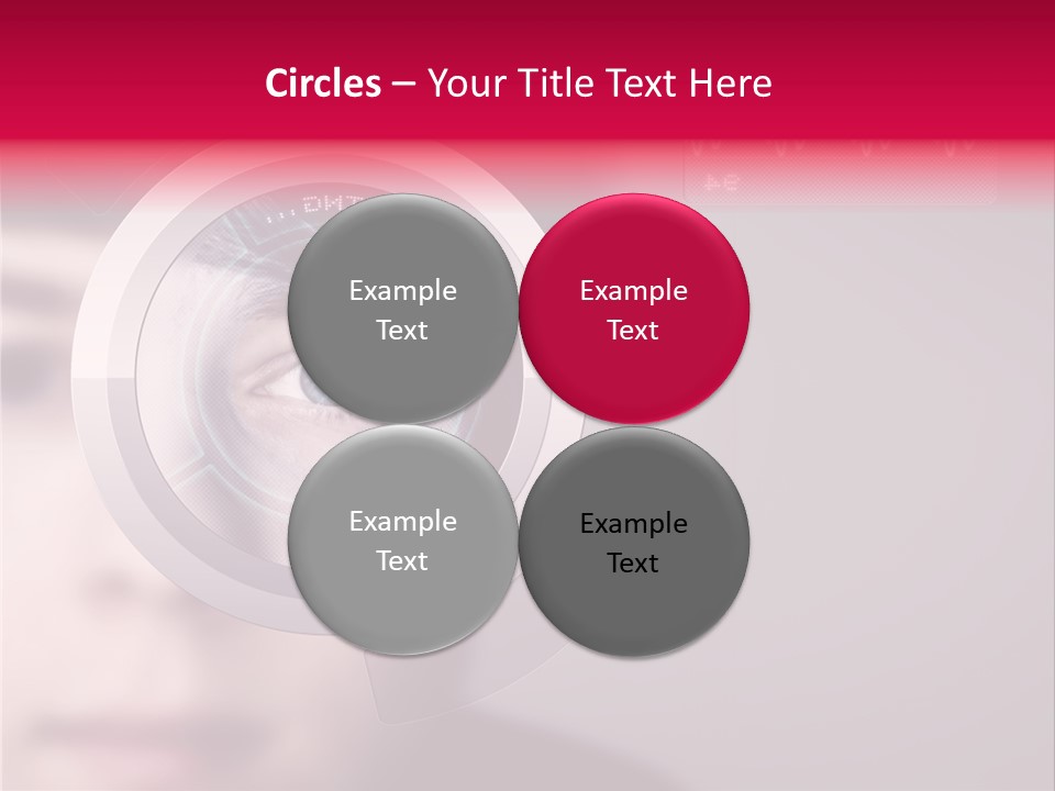 Optisch Identifikation Erkennungsmerkmal PowerPoint Template