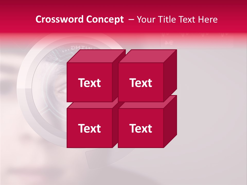 Optisch Identifikation Erkennungsmerkmal PowerPoint Template