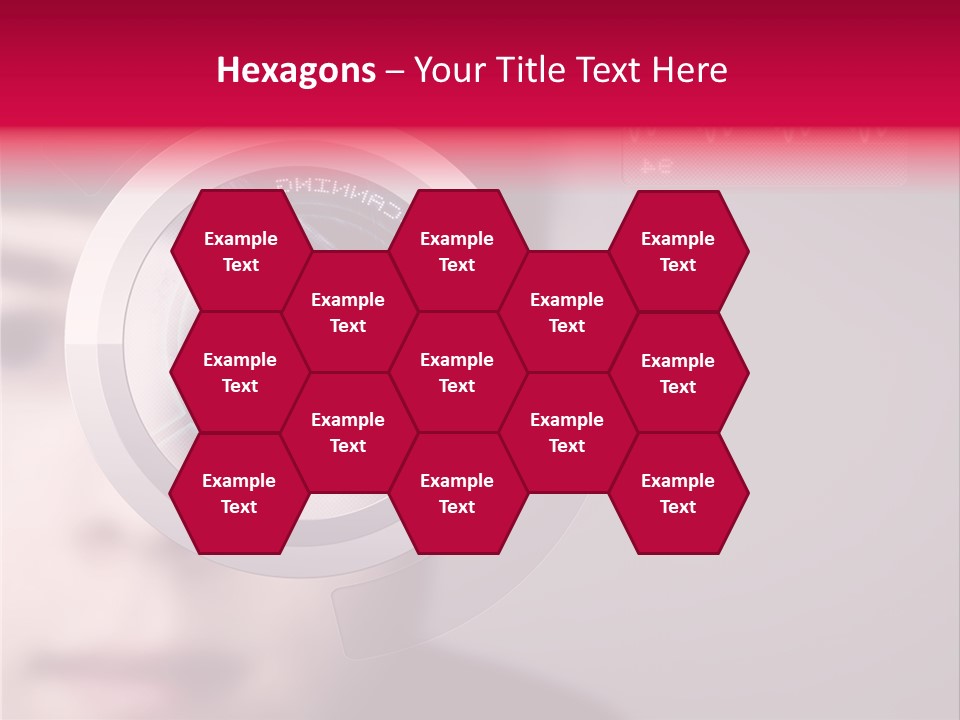 Optisch Identifikation Erkennungsmerkmal PowerPoint Template