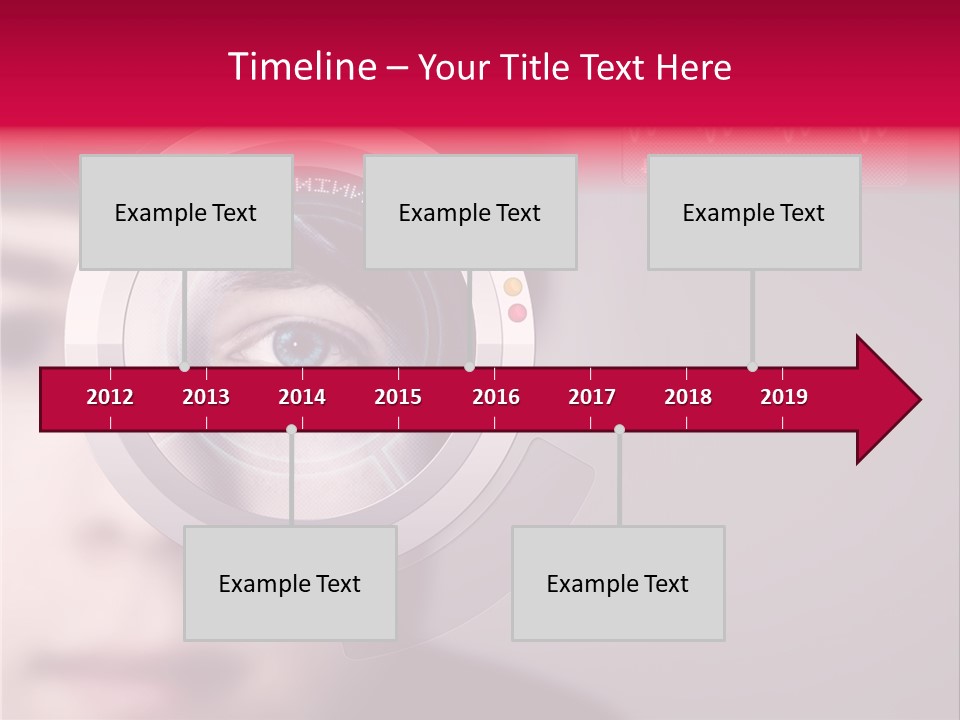 Optisch Identifikation Erkennungsmerkmal PowerPoint Template
