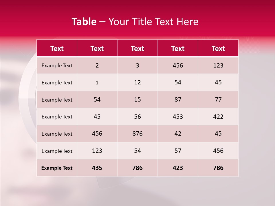 Optisch Identifikation Erkennungsmerkmal PowerPoint Template