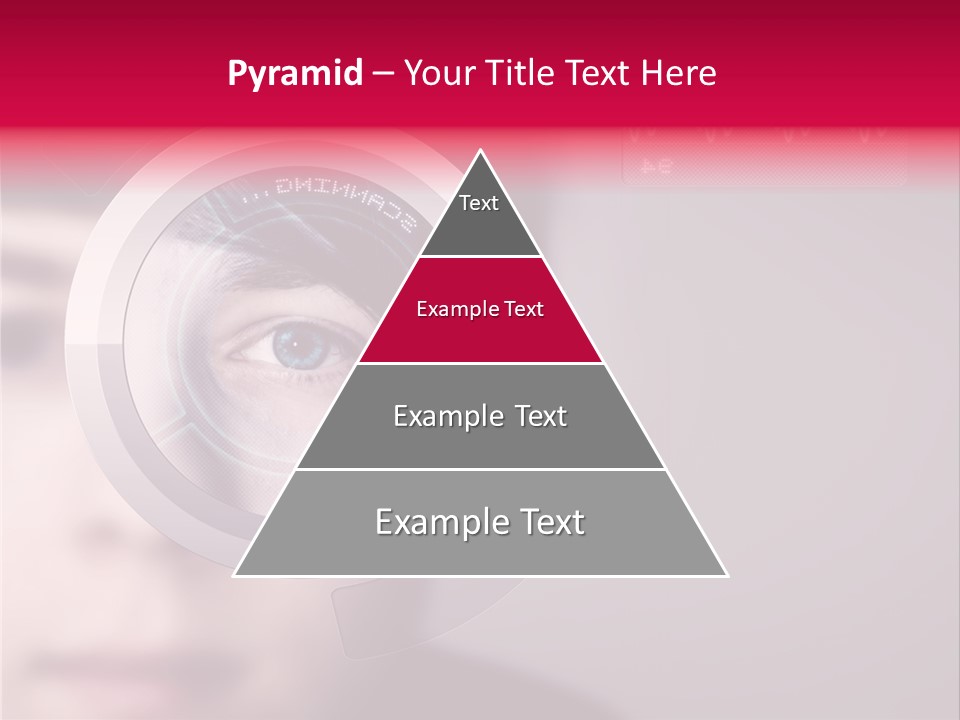 Optisch Identifikation Erkennungsmerkmal PowerPoint Template