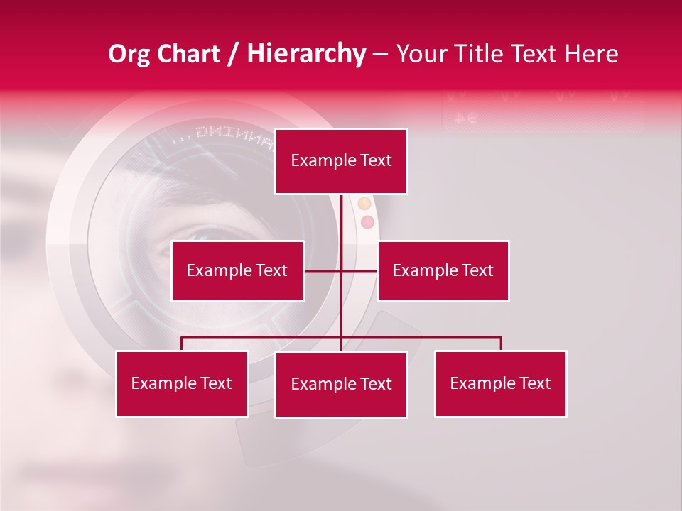 Optisch Identifikation Erkennungsmerkmal PowerPoint Template