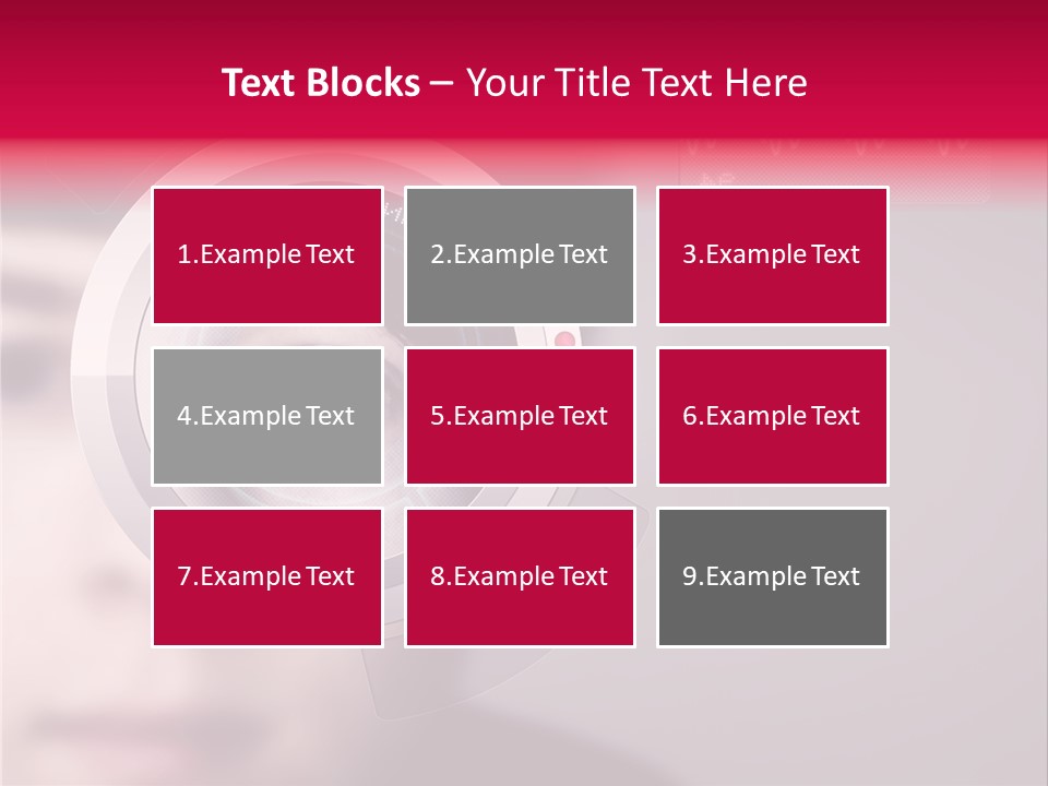 Optisch Identifikation Erkennungsmerkmal PowerPoint Template