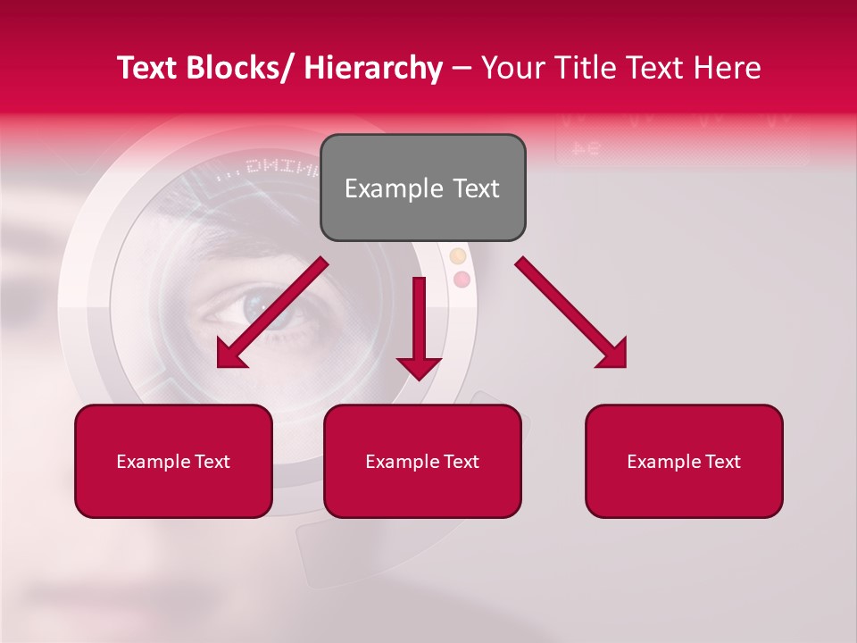 Optisch Identifikation Erkennungsmerkmal PowerPoint Template