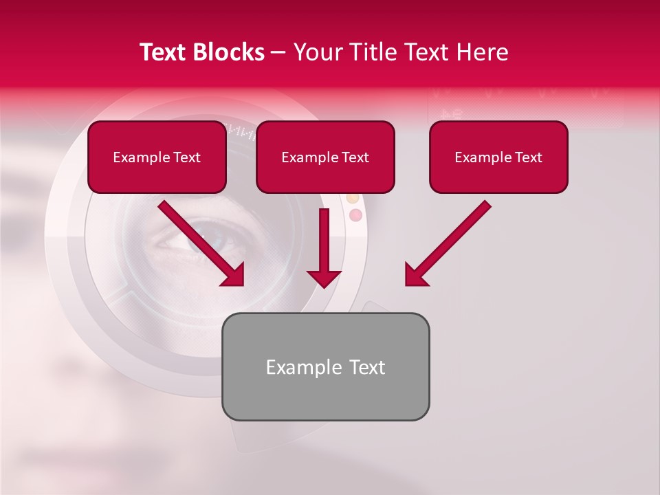 Optisch Identifikation Erkennungsmerkmal PowerPoint Template