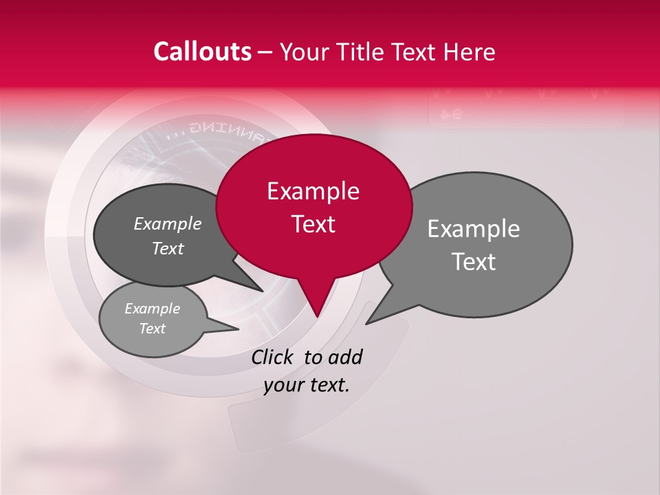 Optisch Identifikation Erkennungsmerkmal PowerPoint Template