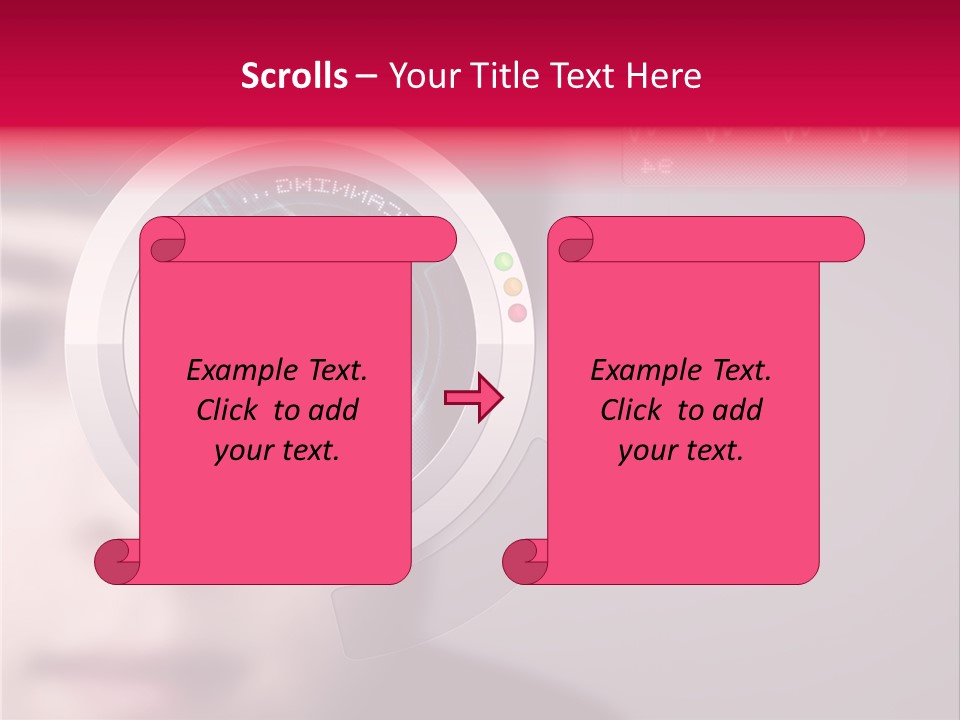 Optisch Identifikation Erkennungsmerkmal PowerPoint Template