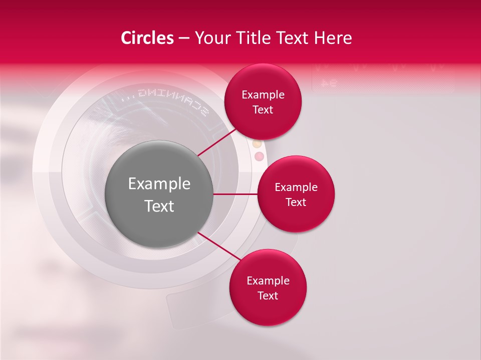 Optisch Identifikation Erkennungsmerkmal PowerPoint Template