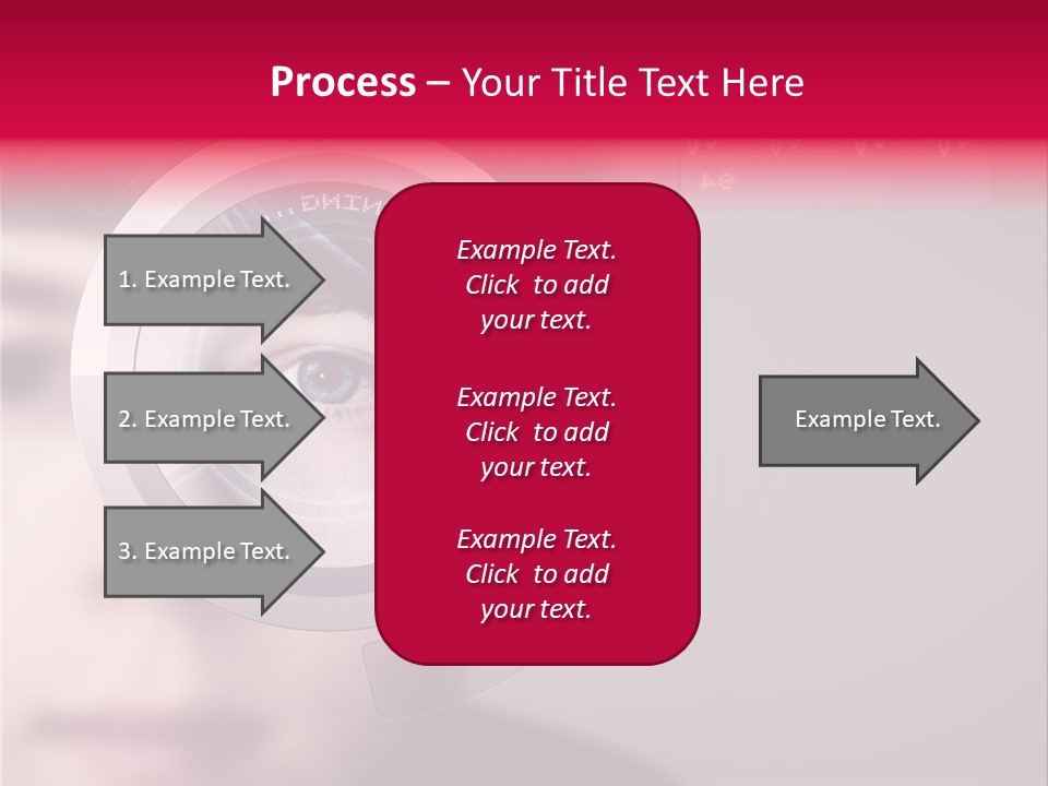 Optisch Identifikation Erkennungsmerkmal PowerPoint Template