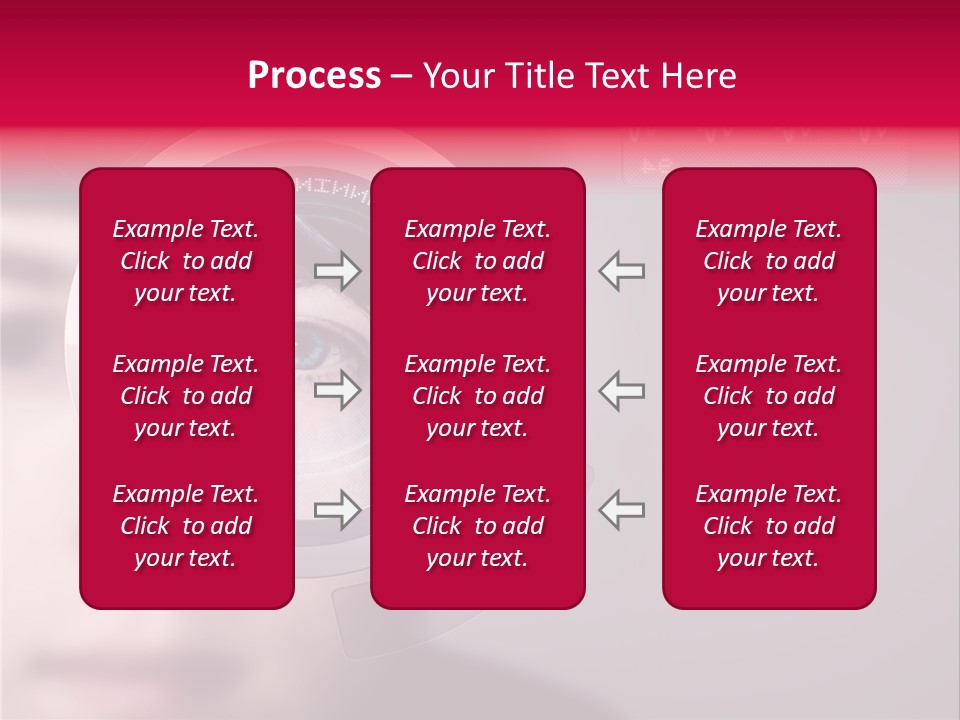 Optisch Identifikation Erkennungsmerkmal PowerPoint Template