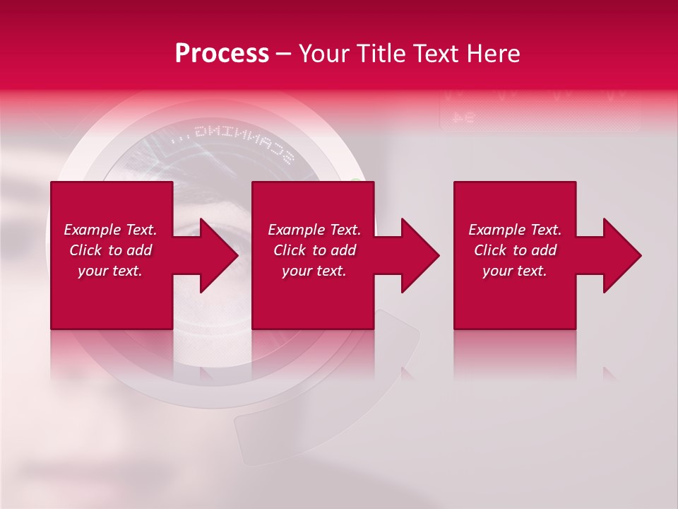 Optisch Identifikation Erkennungsmerkmal PowerPoint Template