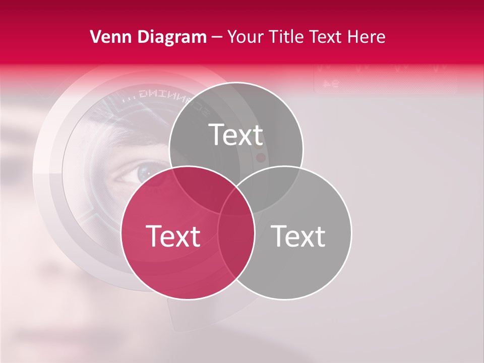 Optisch Identifikation Erkennungsmerkmal PowerPoint Template