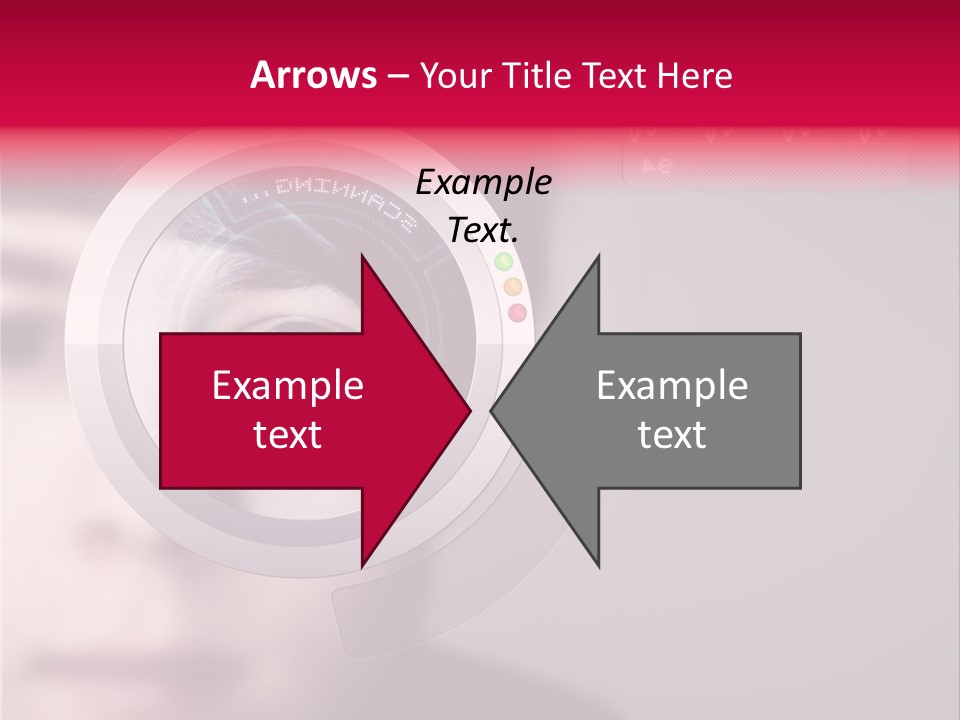 Optisch Identifikation Erkennungsmerkmal PowerPoint Template