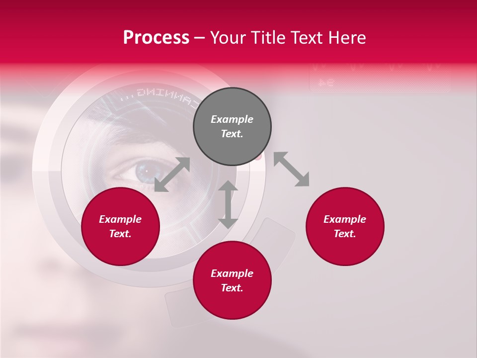 Optisch Identifikation Erkennungsmerkmal PowerPoint Template