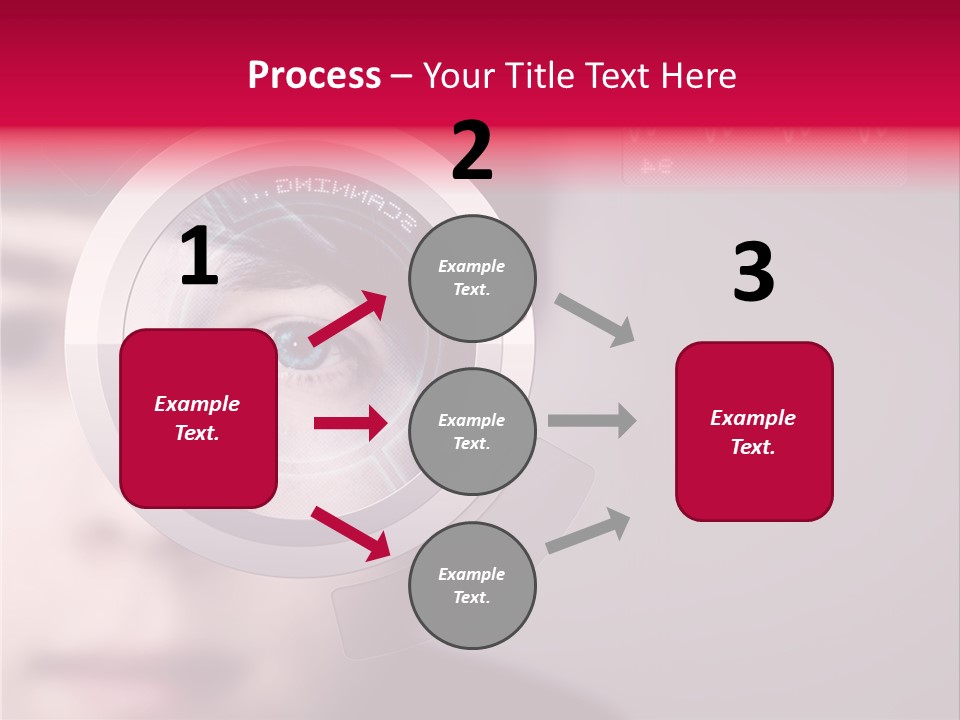 Optisch Identifikation Erkennungsmerkmal PowerPoint Template