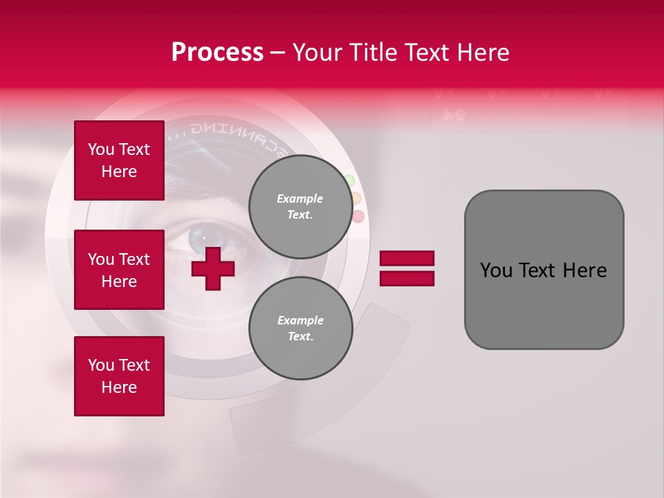 Optisch Identifikation Erkennungsmerkmal PowerPoint Template