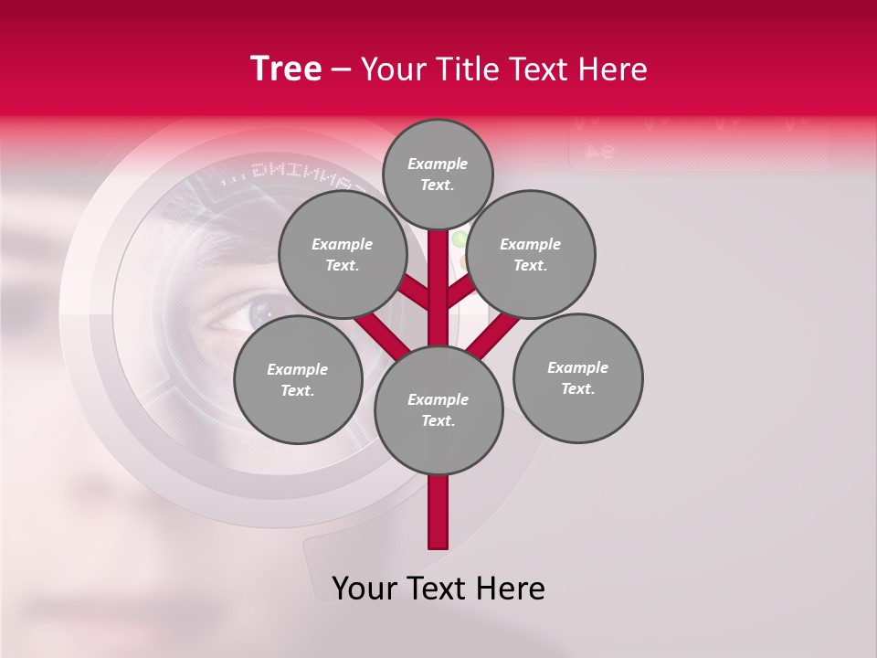 Optisch Identifikation Erkennungsmerkmal PowerPoint Template