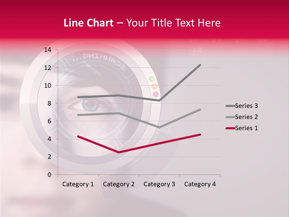 Optisch Identifikation Erkennungsmerkmal PowerPoint Template
