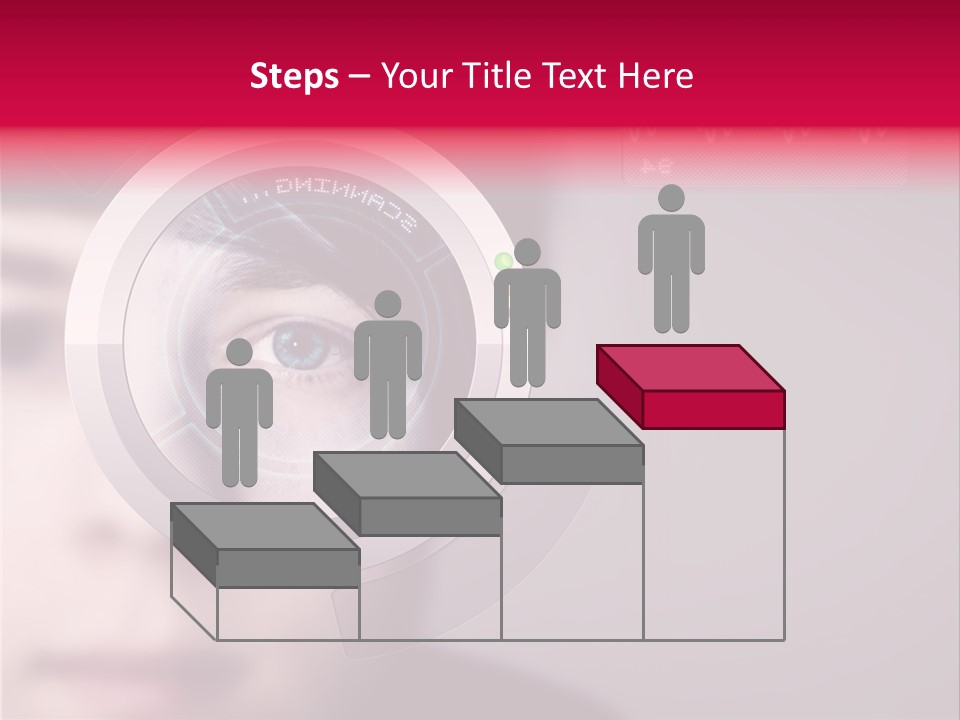 Optisch Identifikation Erkennungsmerkmal PowerPoint Template