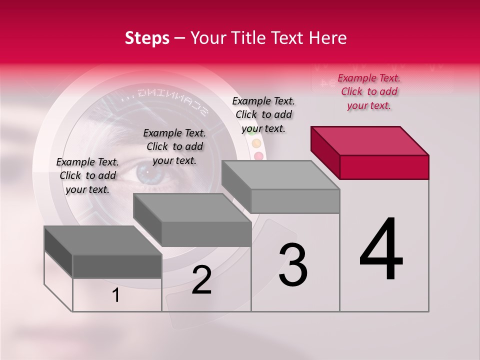 Optisch Identifikation Erkennungsmerkmal PowerPoint Template