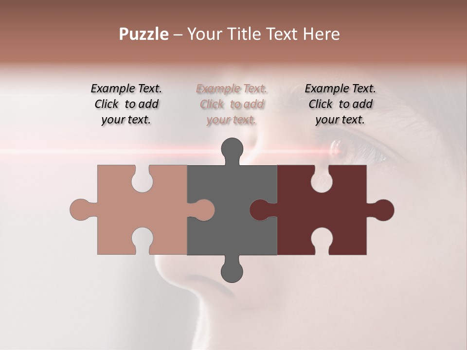 Licht Kurzsichtig Besser PowerPoint Template