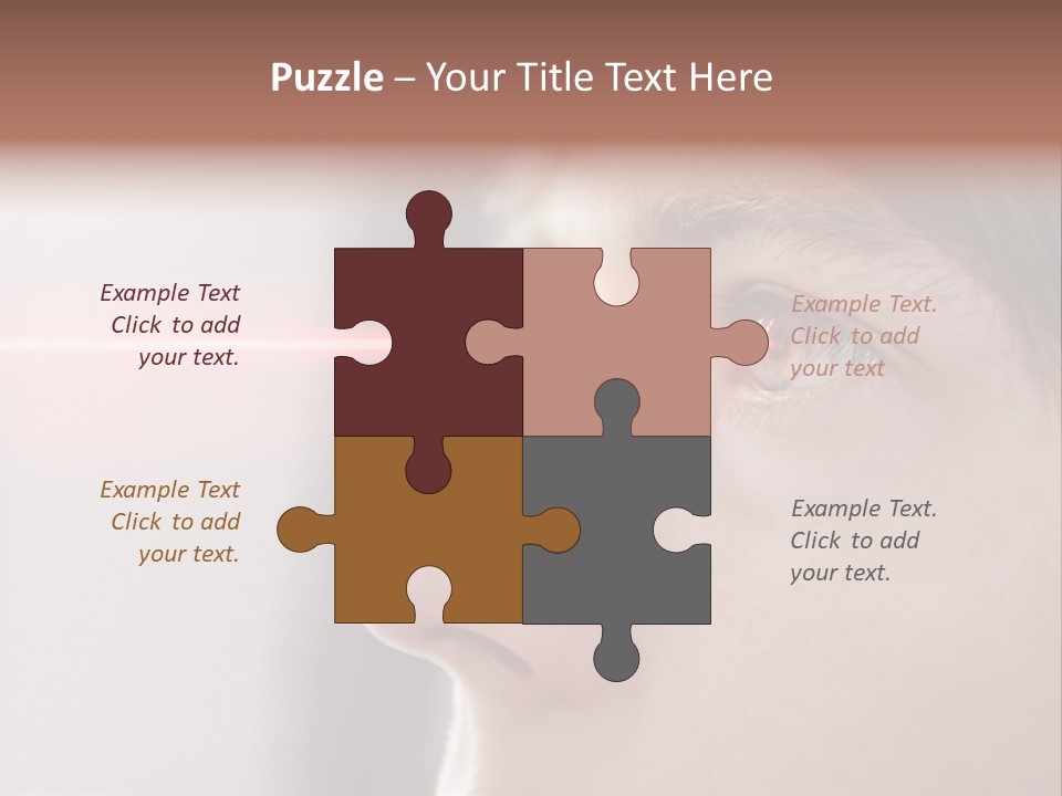 Licht Kurzsichtig Besser PowerPoint Template
