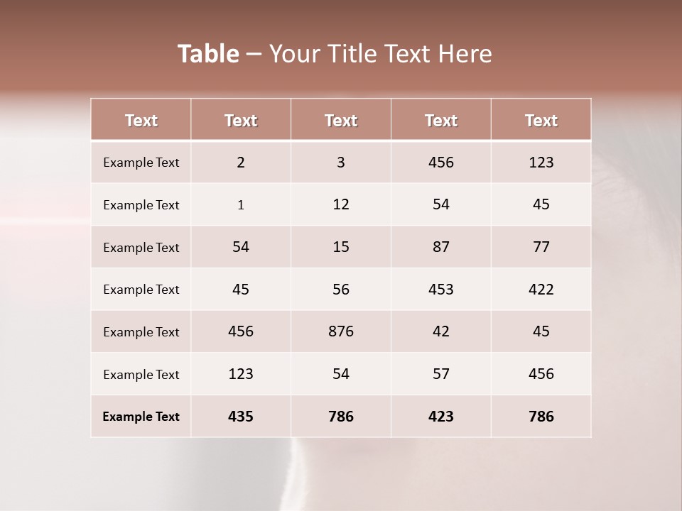 Licht Kurzsichtig Besser PowerPoint Template