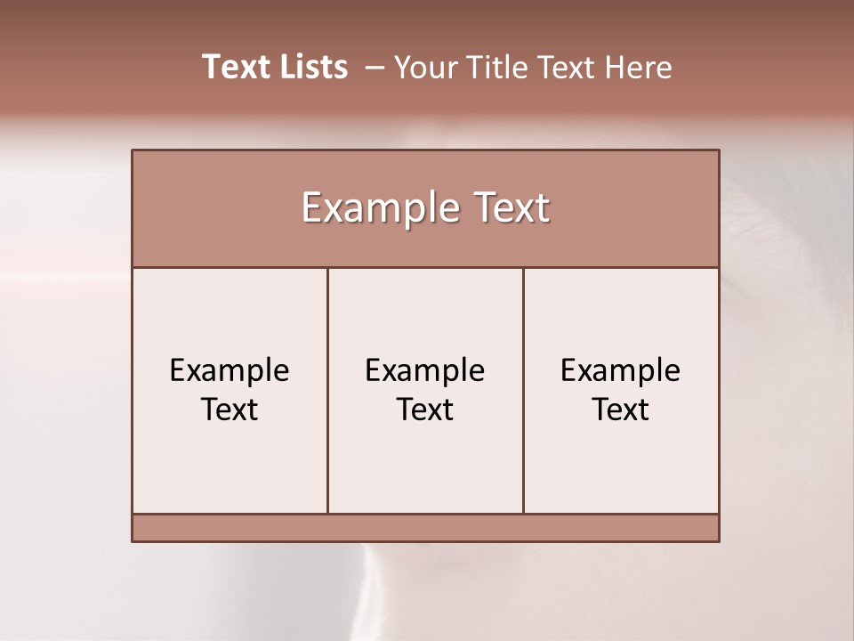 Licht Kurzsichtig Besser PowerPoint Template