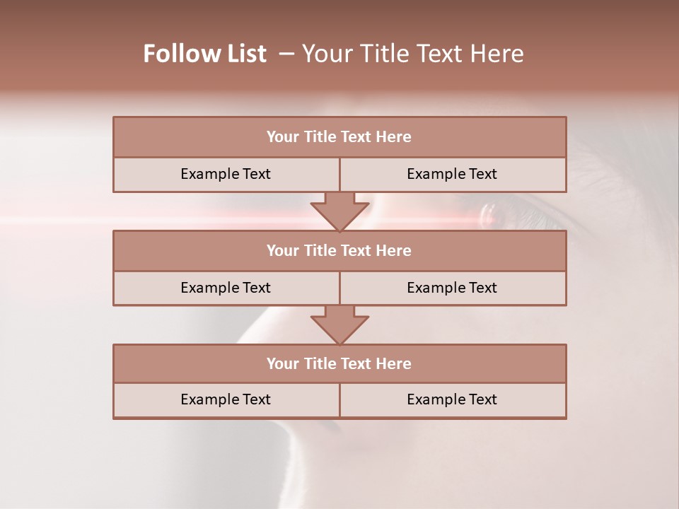 Licht Kurzsichtig Besser PowerPoint Template